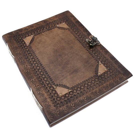 Skórzany Notatnik 25cm x 33cm - Księga Wizyt AWGifts