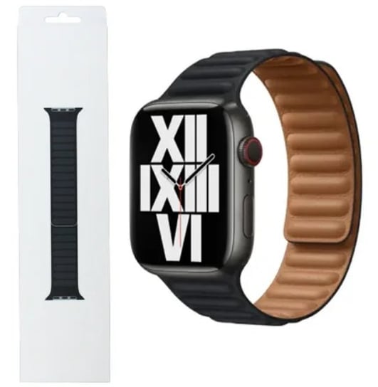Skórzany Pasek Apple Watch 42 / 45MM Leather Link ML823AM/A Midnight Rozmiar M/L Apple