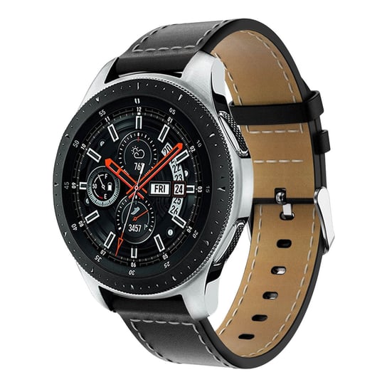 Skórzany pasek Samsung Galaxy Watch do Galaxy Watch 46 mm – Czarny Avizar