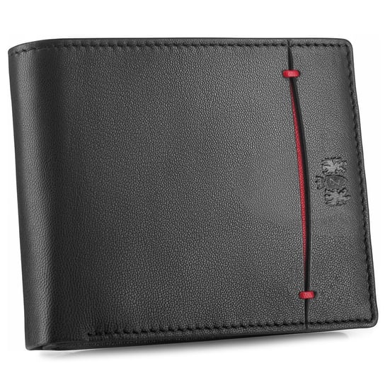 Skórzany portfel męski, poziomy, ochrona RFID Zagatto Uniwersalny Zagatto