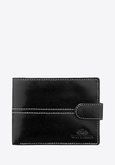 Skórzany portfel średni czarny WITTCHEN