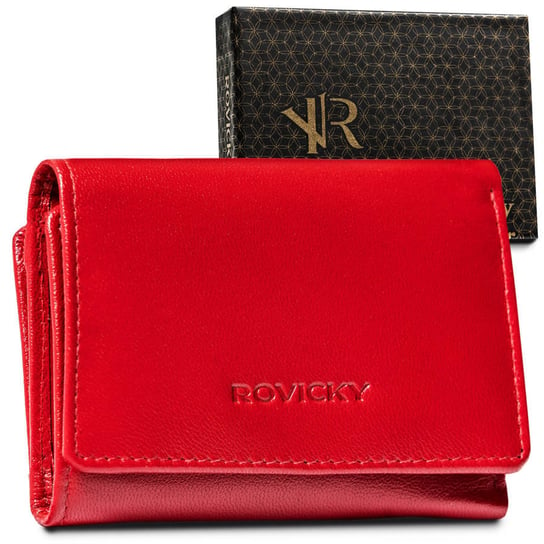 Skórzany portfel z zewnętrzną portmonetką — Rovicky Rovicky