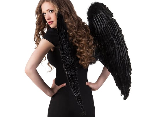 Skrzydła anioła czarne - 87 x 72 cm - 1 szt. Boland