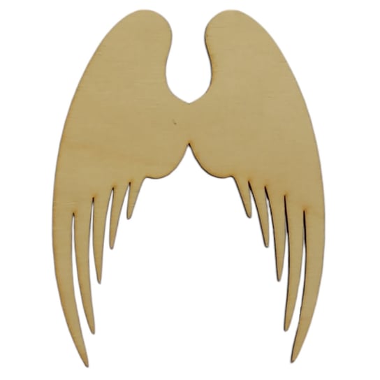 Skrzydła anioła ze sklejki scrabki drewniane 11 x 14 cm wzór 483 Inna marka