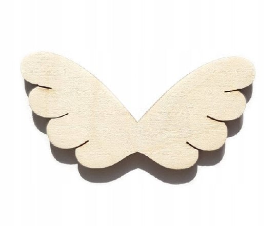 Skrzydła aniołka 4,5x9 cm sklejka makrama 6 sztuk Pamario