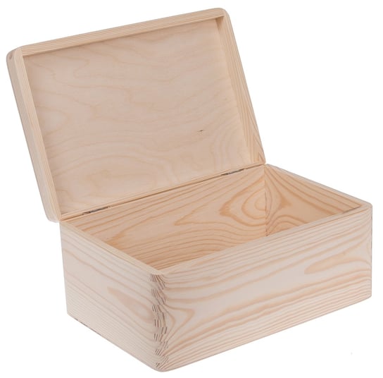 SKRZYNIA 30x20x13 drewniana SKRZYNKA pudełko DECOUPAGE  BARTU BARTU