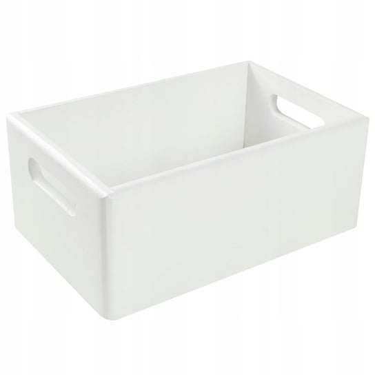 Skrzynia drewniana biała pudełko małe 30x20x13 cm Creative Deco