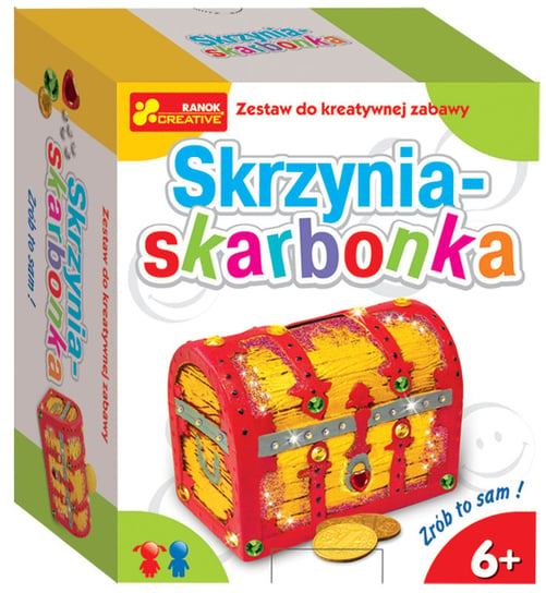 Skrzynia skarbonka - zrób to sam, zestaw kreatywny Ranok-Creative