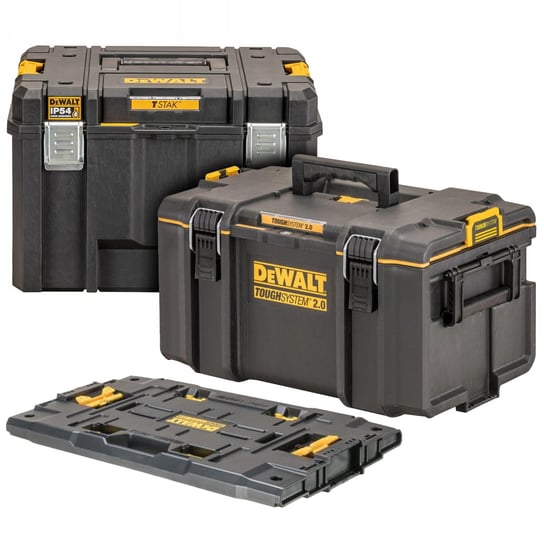 Skrzynie DeWalt DWST83346 i DWST83294 z adapterem DWST08017 DeWalt