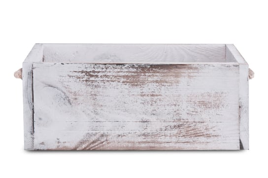Skrzynka AGROTIS biały, 26x11x14, drewno Konsimo