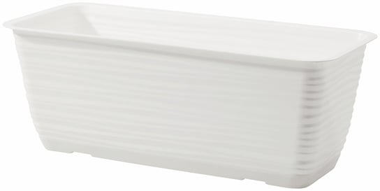 Skrzynka balkonowa Sahara box 50 z podstawką biała FORM-PLASTIC