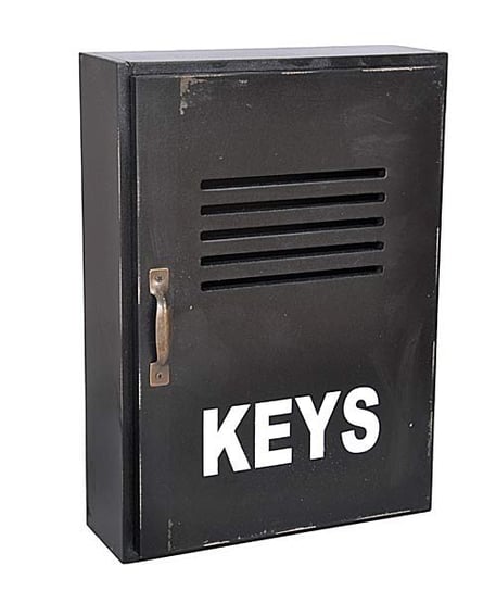 Skrzynka na klucze, czarna, 30x21x7 cm Profit