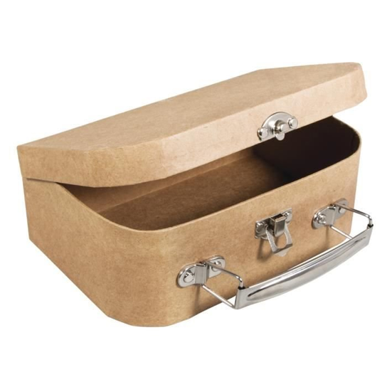 Rayher Boîte Cœur En Papier Mâché FSC 100% Recyclé - Boîte Cadeau Personnalisable 10 Cm