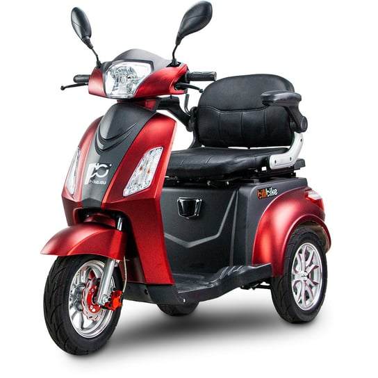 Skuter elektryczny, pojazd dla seniora BILI BIKE SHINO G2 20Ah LIT czerwono/czarny Bili Bike