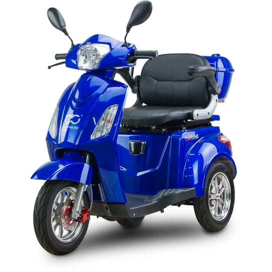 Skuter elektryczny, pojazd dla seniora BILI BIKE SHINO G2 -niebieski Bili Bike