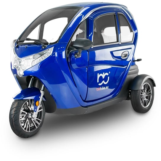 Skuter Elektryczny Z Dachem Micro Car Bili Bike City Go -Niebieski Bili Bike