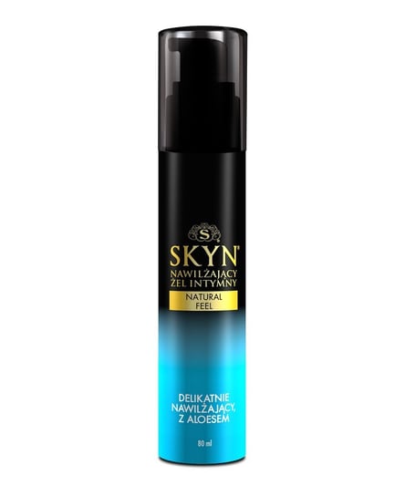 Skyn, Natural Feel, Nawilżający żel intymny z aloesem, 80 ml Skyn