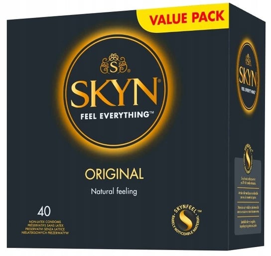 Skyn, Original, Prezerwatywy nielateksowe, 40 szt Skyn