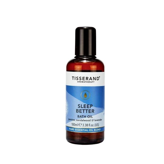 Sleep Better Bath Oil - Olejek do kąpieli Jaśmin + Drzewo sandałowe + Lawenda (100 ml) Tisserand