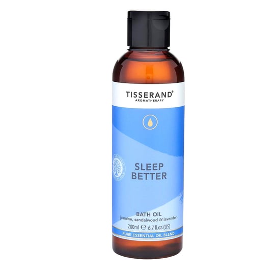 Sleep Better Bath Oil - Olejek do kąpieli Jaśmin + Drzewo sandałowe + Lawenda (200 ml) Tisserand