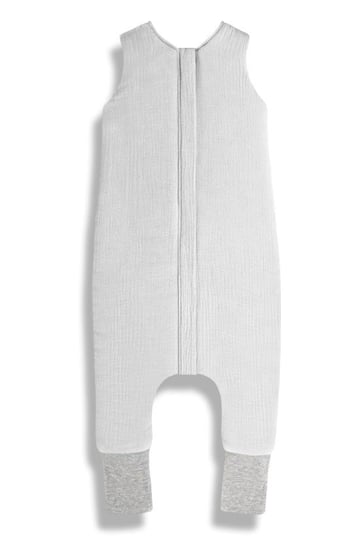 Sleepee Muślinowy Śpiworek Z Nóżkami (1-2 Lata) Grey Sleepee