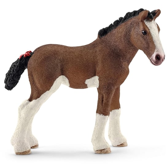 SLH13810 Schleich Farm World - Koń źrebię rasa Clydesdale, figurka dla dzieci 3+ Schleich