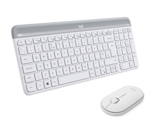 Slim Wireless Keyboard and Mouse Combo MK470 - OFFWHITE - US INT'L - INTNL Logitech