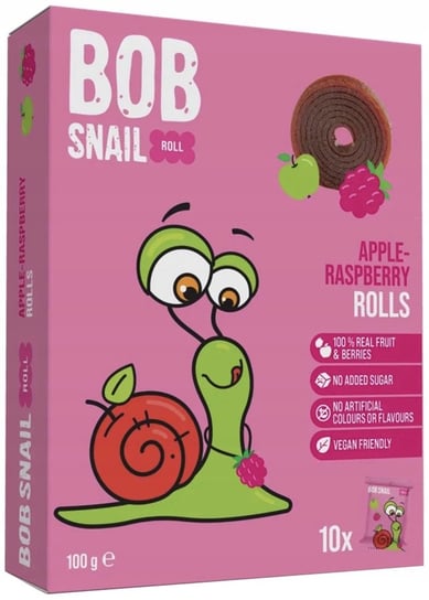 Ślimak Bob Snail zawijasy jabłkowo-malinowe 10 x 10 g Bob Snail