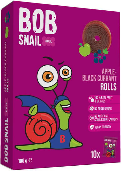 Ślimak Bob Snail zawijasy jabłkowo-porzeczkowe 10 x 10 g Bob Snail
