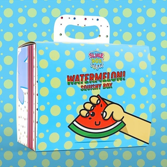Slimebox, zestaw kreatywny Squishy Box Watermelon Slimebox