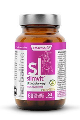Slimvit - kontrola wagi, Suplement diety, 60 kaps., Pharmovit Herballine Pharmovit