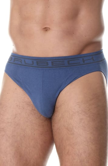 Slipy męskie bawełniane Brubeck Comfort Cotton BE00290A niebieski - XL BRUBECK