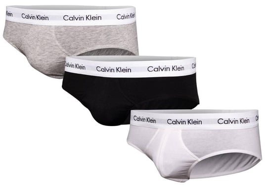 Slipy męskie Calvin Klein Low Rise Trunk 3 Pack - U2661G-998 - XL Calvin Klein