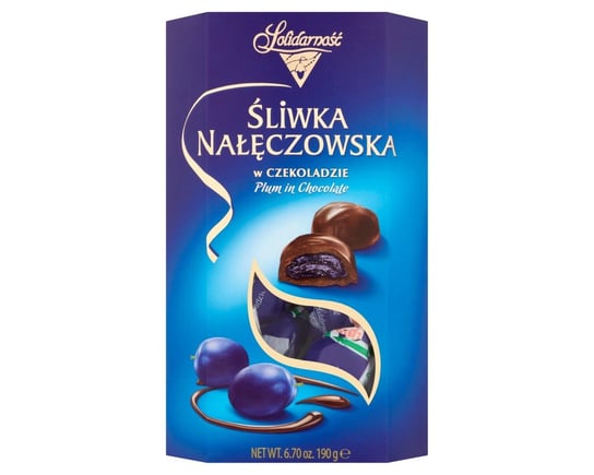 Śliwka Nałęczowska w czekoladzie Śolidarność - 190g. Solidarność
