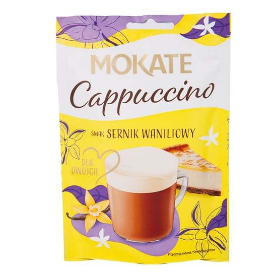 Słodka Kawa Cappuccino Sernik Waniliowy Deserowa Pianka Bez Eskpresu 40g Mokate