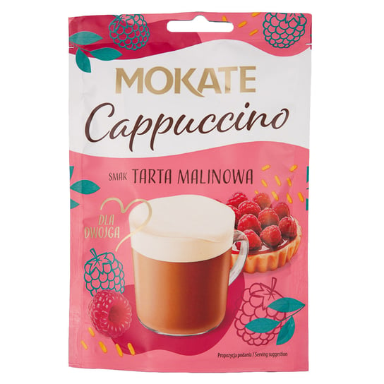 Słodka Kawa Cappuccino Tarta Malinowa Deserowa Pianka Bez Eskpresu 40g Mokate
