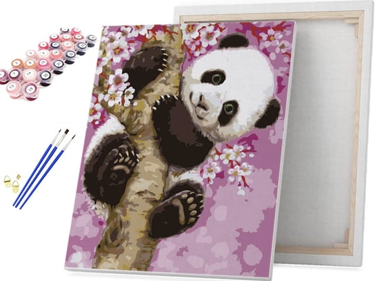 Słodka panda - Malowanie po numerach Beliart
