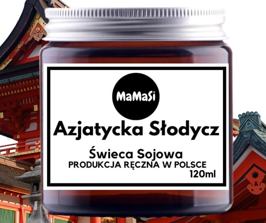 Słodycz Azji Świeca Świeczka Sojowa Zapachowa Premium Mamasi Candle