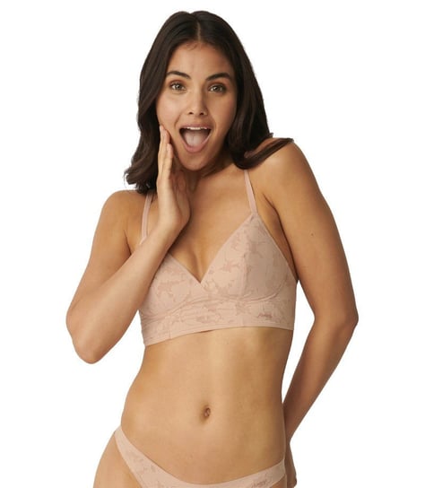 Sloggi, Biustonosz sloggi ZERO Lace 2.0 Longline Bra, rozmiar L Sloggi