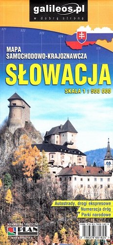 Słowacja. Mapa 1:500 000 Opracowanie zbiorowe