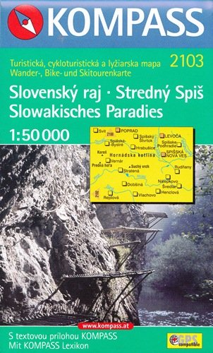 Słowacki raj. Mapa 1:50 000 Opracowanie zbiorowe