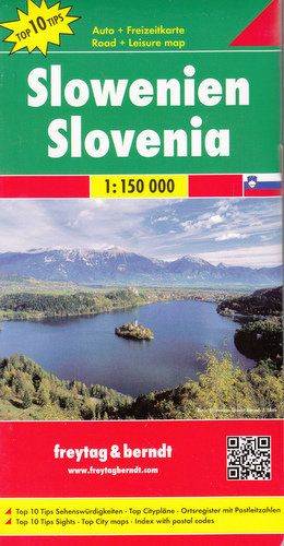 Słowenia. Mapa samochodowa 1:150 000 Opracowanie zbiorowe