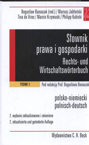 Słownik Prawa i Gospodarki Polsko-Niemiecki Banaszak Bogusław