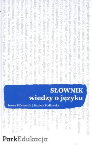 Słownik wiedzy o języku Podlawska Daniela