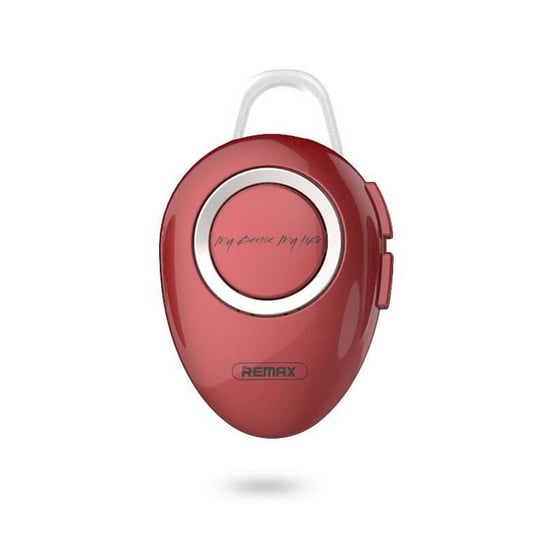 Słuchawka Bluetooth Douszna Zestaw Słuchawkowy REMAX HIFI Sound Quality Single Headset RB-T22 czerwona Remax