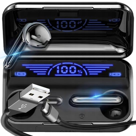 SŁUCHAWKI BEZPRZEWODOWE BLUETOOTH 5.1 POWERBANK ARSA GO