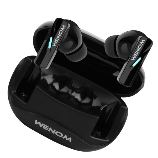 SŁUCHAWKI BEZPRZEWODOWE BLUETOOTH 5.3 DOKANAŁOWE WENOM GM5 ANC ENC ROZMOWY WENOM