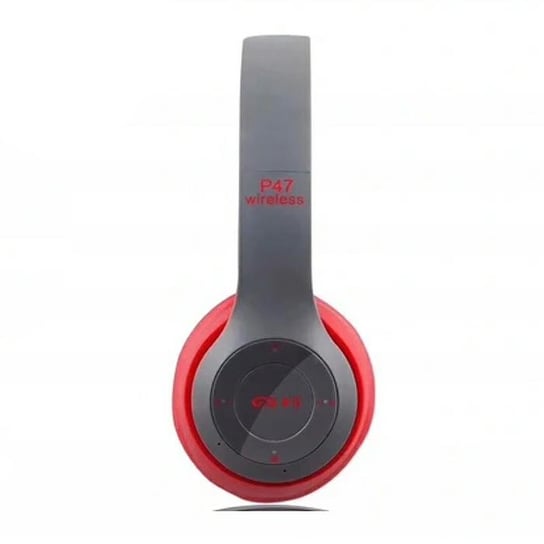 Słuchawki bezprzewodowe Bluetooth Mikrofon MP3  Czerwone SkandynawskiDom