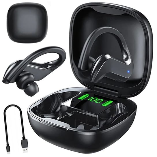 Słuchawki bezprzewodowe bluetooth sportowe do ćwiczenia biegania na ucho XYZ