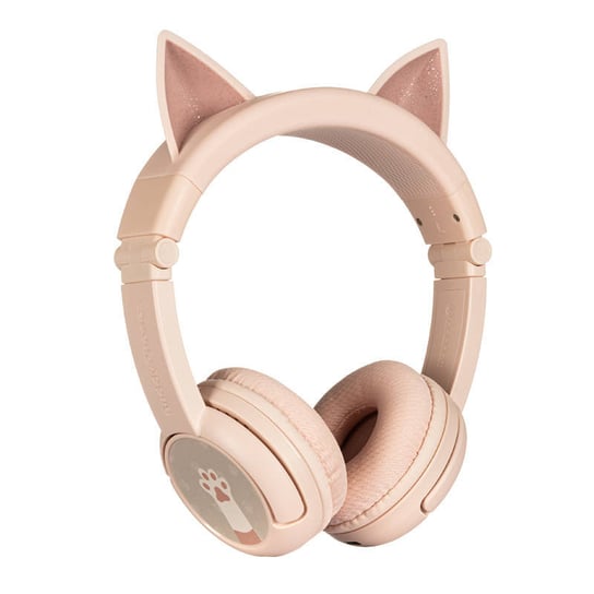 Słuchawki bezprzewodowe dla dzieci BuddyPhones Play Ears Plus cat (różowe) Zamiennik/inny